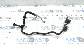 Porsche Cayenne 19-26 3.0T fuel tank vent valve with tube and sensor, broken quick release latch