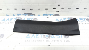 Rear left door sill plate for Nissan Rogue Sport 17-22, black, scratches