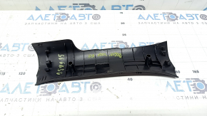 Rear right door sill plate for Nissan Rogue Sport 17-22, black, scratches