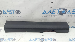 Front right door sill plate for Nissan Rogue Sport 17-22, black, scratched, melted
