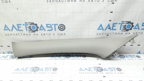Upper left front pillar trim for Nissan Rogue Sport 17-22, gray, scratches