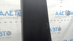 Lower left center pillar trim for Nissan Rogue Sport 17-22, black, with plug, scratches, whitened plastic