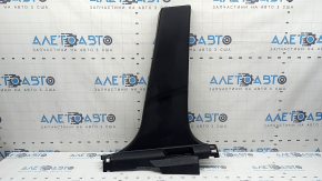 Lower right center pillar trim for Nissan Rogue Sport 17-22, black, with plug, scratches