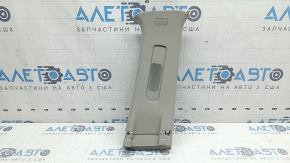 Right upper center pillar trim for Nissan Rogue Sport 17-21, gray, scratches, whitened plastic