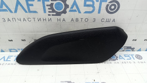 Right side center console trim for Nissan Rogue Sport 19-22, upper, plastic, black, without console, scratches