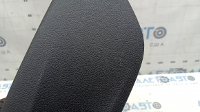 Right side center console trim for Nissan Rogue Sport 19-22, upper, plastic, black, without console, scratches