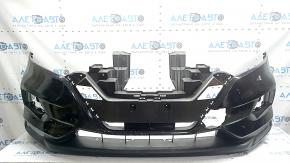 Front bumper bare Nissan Rogue Sport 20-22 black, scratches, cracked