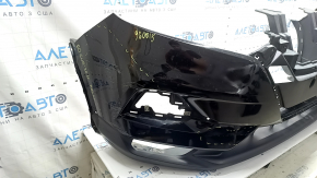 Front bumper bare Nissan Rogue Sport 20-22 black, scratches, cracked