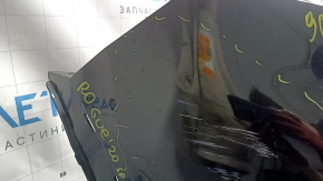Front bumper bare Nissan Rogue Sport 20-22 black, scratches, cracked