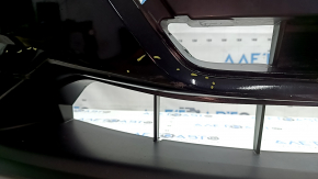 Front bumper bare Nissan Rogue Sport 20-22 black, scratches, cracked