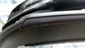 Front bumper bare Nissan Rogue Sport 20-22 black, scratches, cracked