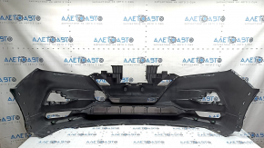 Front bumper bare Nissan Rogue Sport 20-22 black, scratches, cracked
