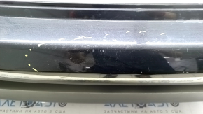 Bare rear bumper for Nissan Rogue Sport 19-22 with parking sensors, black, scratches, bump, cracked mount, broken mount