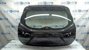 The trunk door is bare with glass, Nissan Rogue Sport 17-22 black G41, scratches on the glass.
