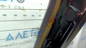 The trunk door is bare with glass, Nissan Rogue Sport 17-22 black G41, scratches on the glass.