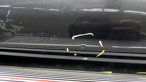 Bare front right door Nissan Rogue Sport 20-21 black G41, with upper chrome molding, butts, in glue