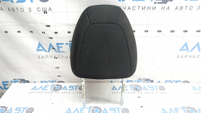 Front left headrest for Nissan Rogue Sport 17-21, black fabric, dry-cleanable