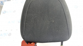 Front left headrest for Nissan Rogue Sport 17-21, black fabric, dry-cleanable