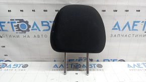 Headrest 2nd row left Nissan Rogue Sport 17-21 black fabric, dry cleanable