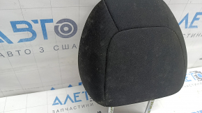 Headrest 2nd row left Nissan Rogue Sport 17-21 black fabric, dry cleanable