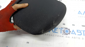 Headrest 2nd row left Nissan Rogue Sport 17-21 black fabric, dry cleanable