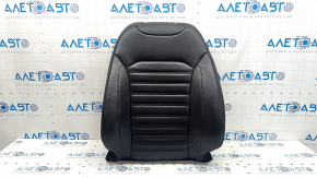 Ford Edge 15-24 driver's seat back upholstery, black leather, heated