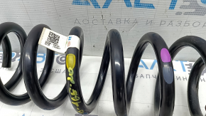 Rear left spring for Kia Sportage 17-22 AWD without sunroof, gray, purple, and yellow stiffness