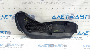 Driver's seat side cover, left, Ford Edge 15-24, black, electric, scratched