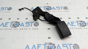 Rear left 2nd row seat belt latch for Nissan Rogue Sport 20-22, black, with wire, scratches