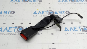 Rear left 2nd row seat belt latch for Nissan Rogue Sport 20-22, black, with wire, scratches