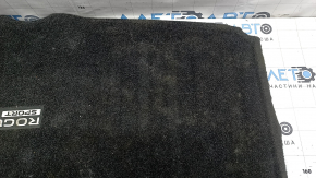 Nissan Rogue Sport 17-22 black fabric trunk mat, for spare tire, dry-cleanable