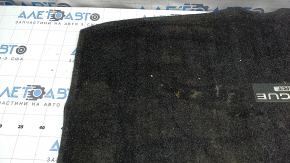 Nissan Rogue Sport 17-22 black fabric trunk mat, for spare tire, dry-cleanable