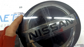 2020 Nissan Rogue Sport radiator grille emblem, chipped, glued