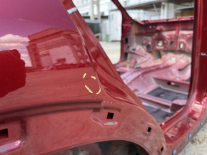 Kia Sportage 20-22 rear right quarter wing on the body, red, bumpers