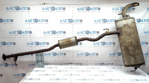 17-22 Nissan Rogue Sport Rear Exhaust Pipe with Barrel Rusty