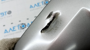 Ford Edge 19-24 rear bumper lip trim, gray, without towbar, dented, cracked, torn, scratched