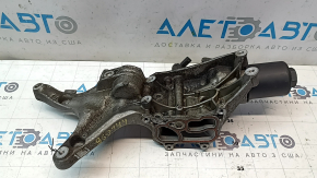 Audi Q5 80A 18-20 2.0T oil filter housing with cover and sensors, sensors do not work