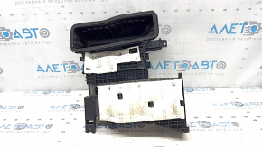 The bare heater housing of a Kia Sportage 18-22 without a fan, actuator, or resistor.