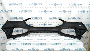 Front bumper, bare, 19-24 Ford Edge, without parking sensors, black, non-standard holes, scratches