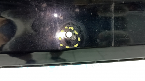 Front bumper, bare, 19-24 Ford Edge, without parking sensors, black, non-standard holes, scratches