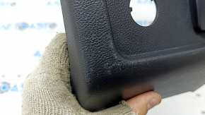 Rear center console trim for Ford Edge 15-24, black, with deflector, for cigarette lighter, with socket, scratches