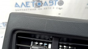 Rear center console trim for Ford Edge 15-24, black, with deflector, for cigarette lighter, with socket, scratches