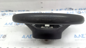 Naked steering wheel Nissan Rogue Sport 20-22, black rubber, no buttons, worn