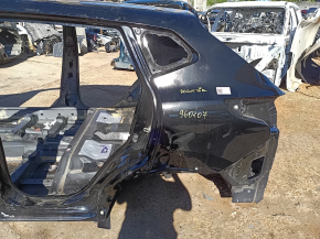 Quarter wing rear left Nissan Rogue Sport 20-22 on the body, black, dented, dents