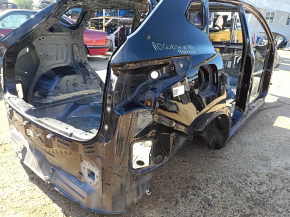 Quarter wing rear right Nissan Rogue Sport 20-22 on the body, black, bumpers