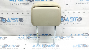 Front right headrest for Audi A6 C7 12-18, beige leather, dry-cleanable