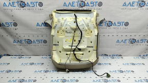 Audi A6 C7 12-18 passenger seat cushion upholstery, beige leather, heated, dry-cleanable