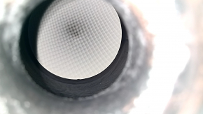 The exhaust pipe with the catalytic converter on a 2021-22 Nissan Rogue Sport is rusty.