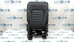 Rear seat backrest, 2nd row, right, Ford Edge 15-24, black leather, electric folding