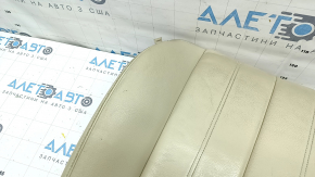 Driver's seat back upholstery for Audi A6 C7 12-18, beige leather, heated, dry-cleanable